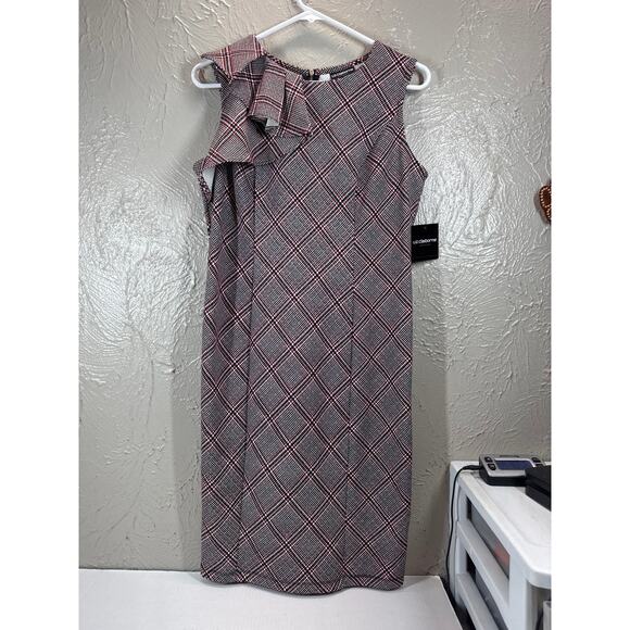 Liz Claiborne Dresses & Skirts - Liz Claiborne Dress Womens Pure Romance‎ Red Black Plaid Size Small NWT